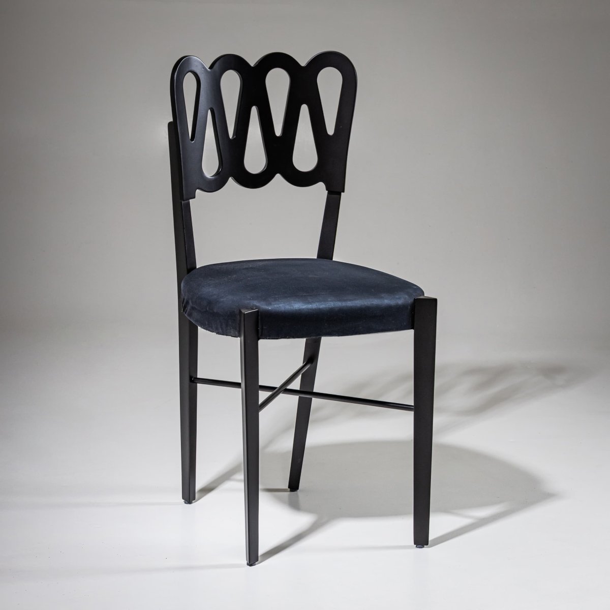 Lot de quatre chaises de salle à manger, modèle G6G, par Gio Ponti pour Montina, Italie, 1969-photo-1