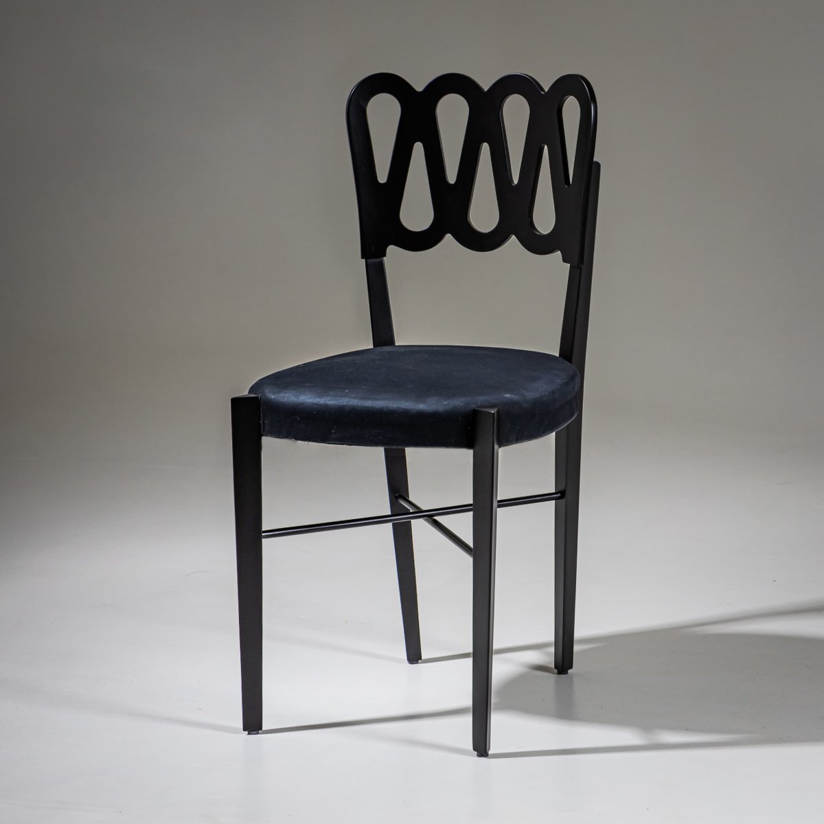 Lot de quatre chaises de salle à manger, modèle G6G, par Gio Ponti pour Montina, Italie, 1969-photo-4