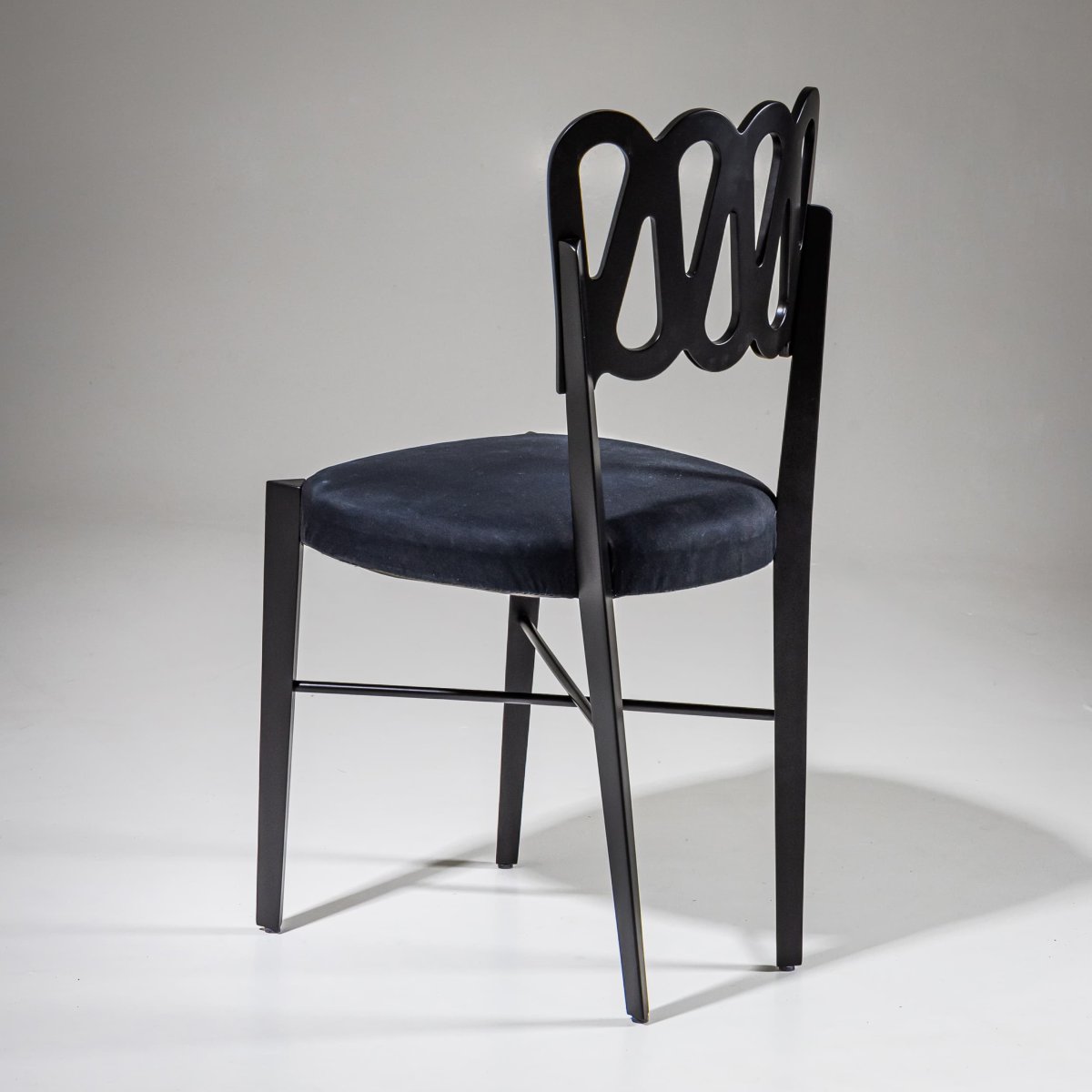 Lot de quatre chaises de salle à manger, modèle G6G, par Gio Ponti pour Montina, Italie, 1969-photo-5