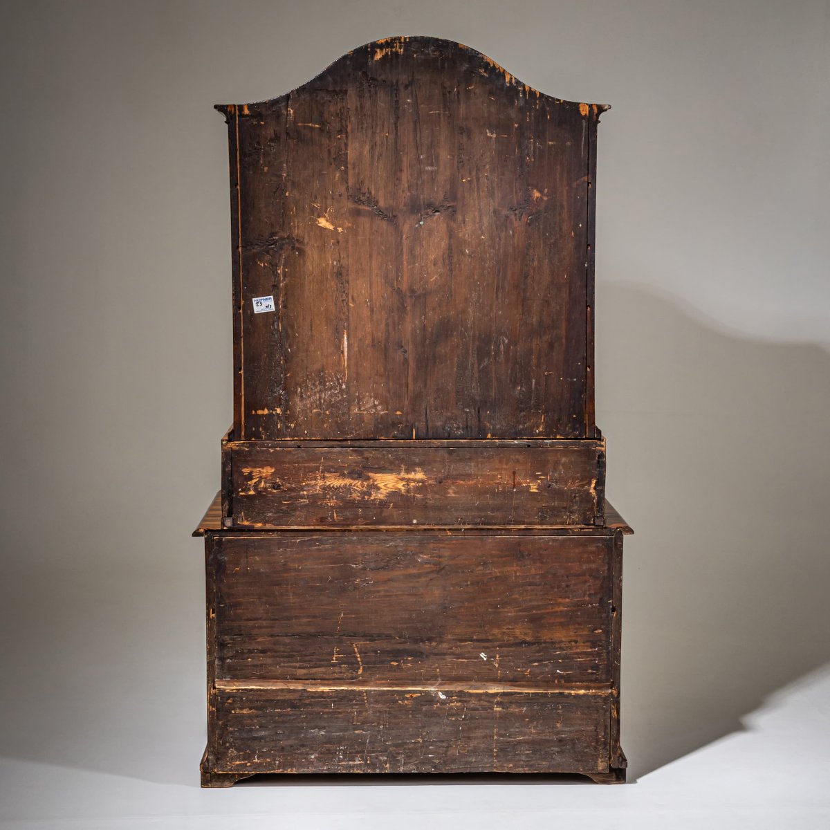 Baroque Walnut Desk With Sloping Front, Mid-18th Century-photo-8