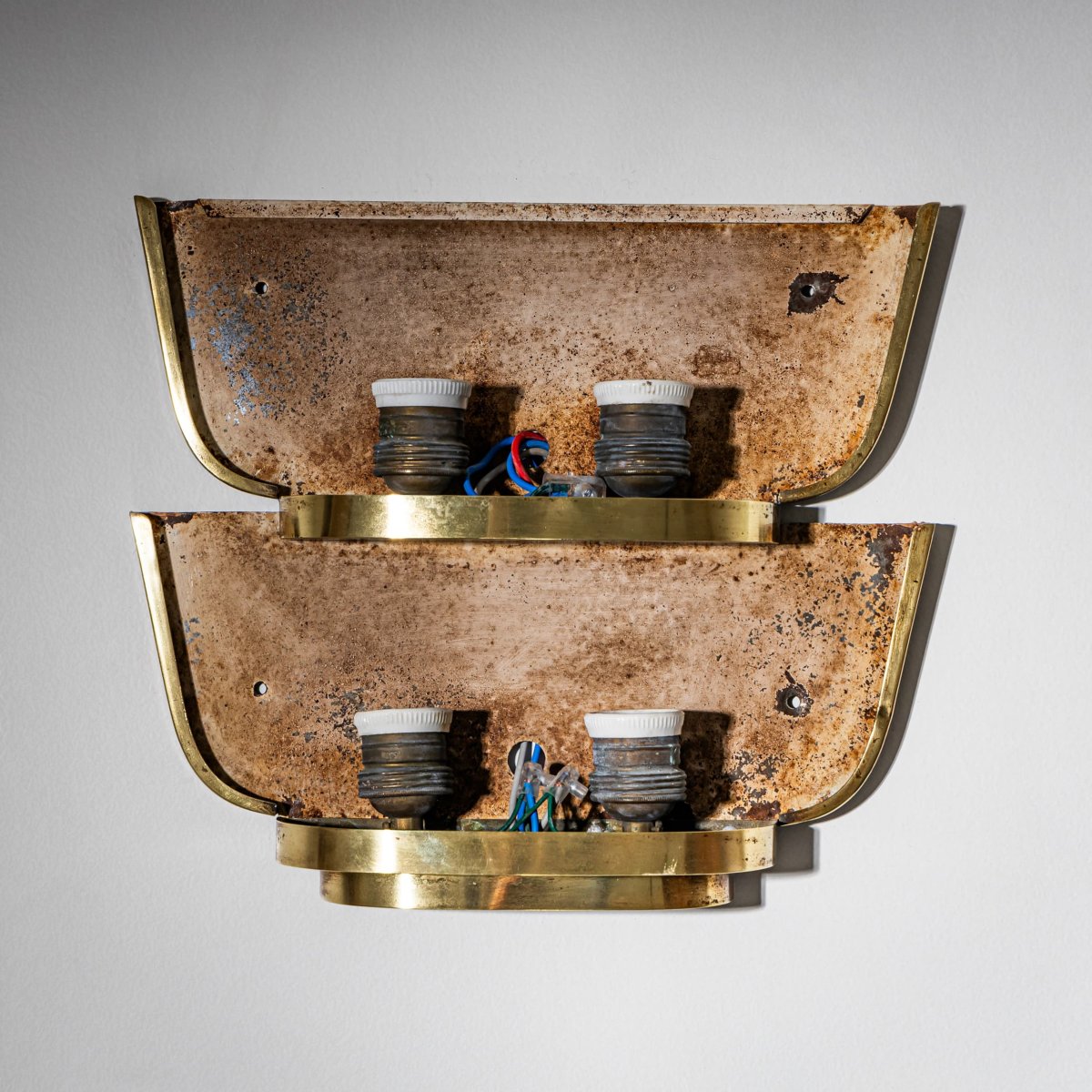 Pair Of Art Deco Glass Wall Sconces, Attributed To Archimede Seguso, Italy, 1940s-photo-7