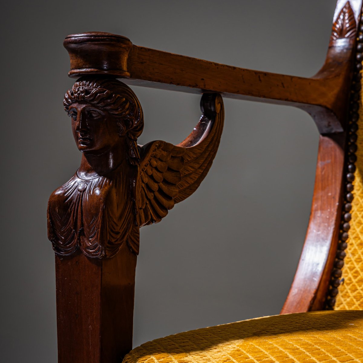 Ensemble de sièges Empire, estampillé Henri Jacob (Maître 1779), France, début du XIXe siècle-photo-4