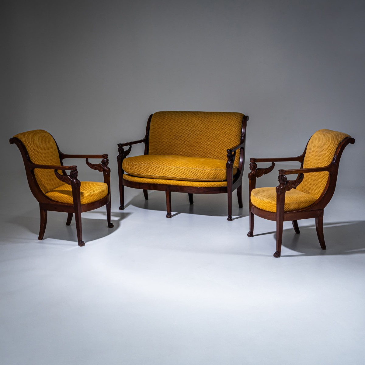 Ensemble de sièges Empire, estampillé Henri Jacob (Maître 1779), France, début du XIXe siècle