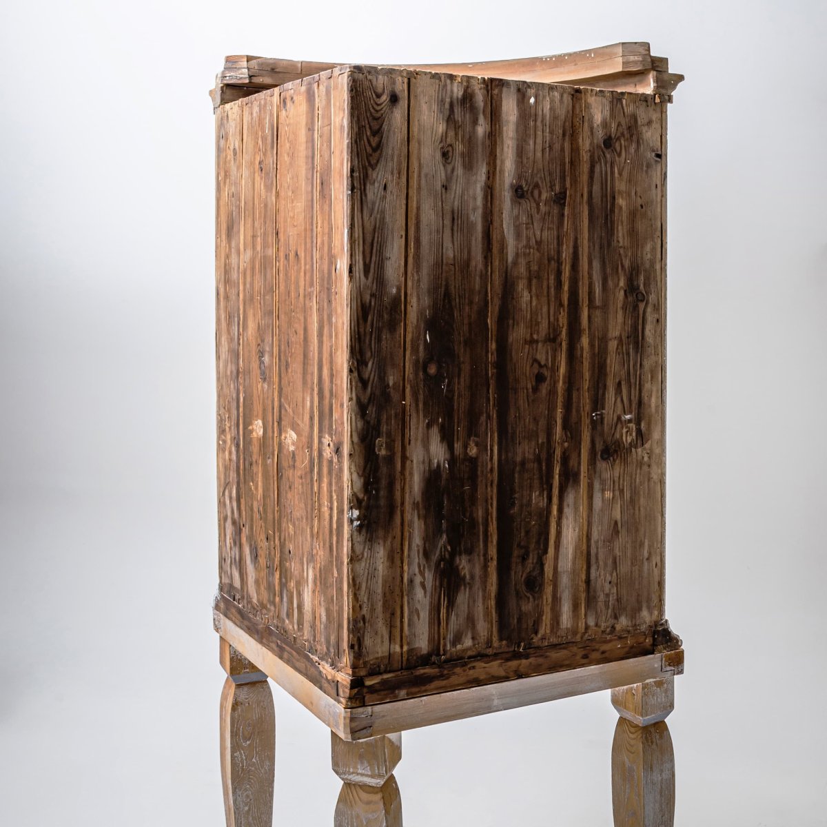 Neoclassical Corner Cabinet, 19th Century-photo-6