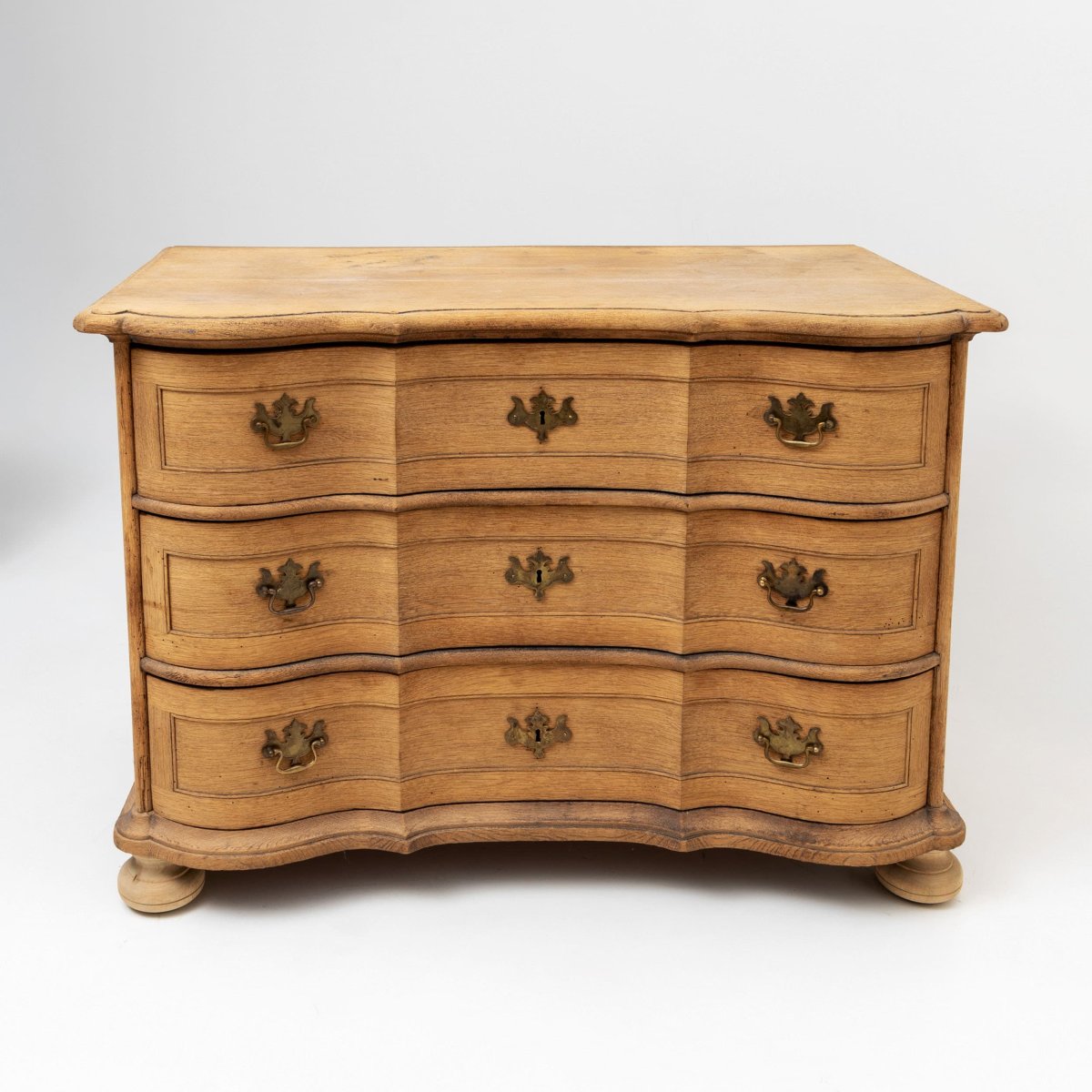 Baroque Softwood Chest Of Drawers, Mid-18th Century-photo-2