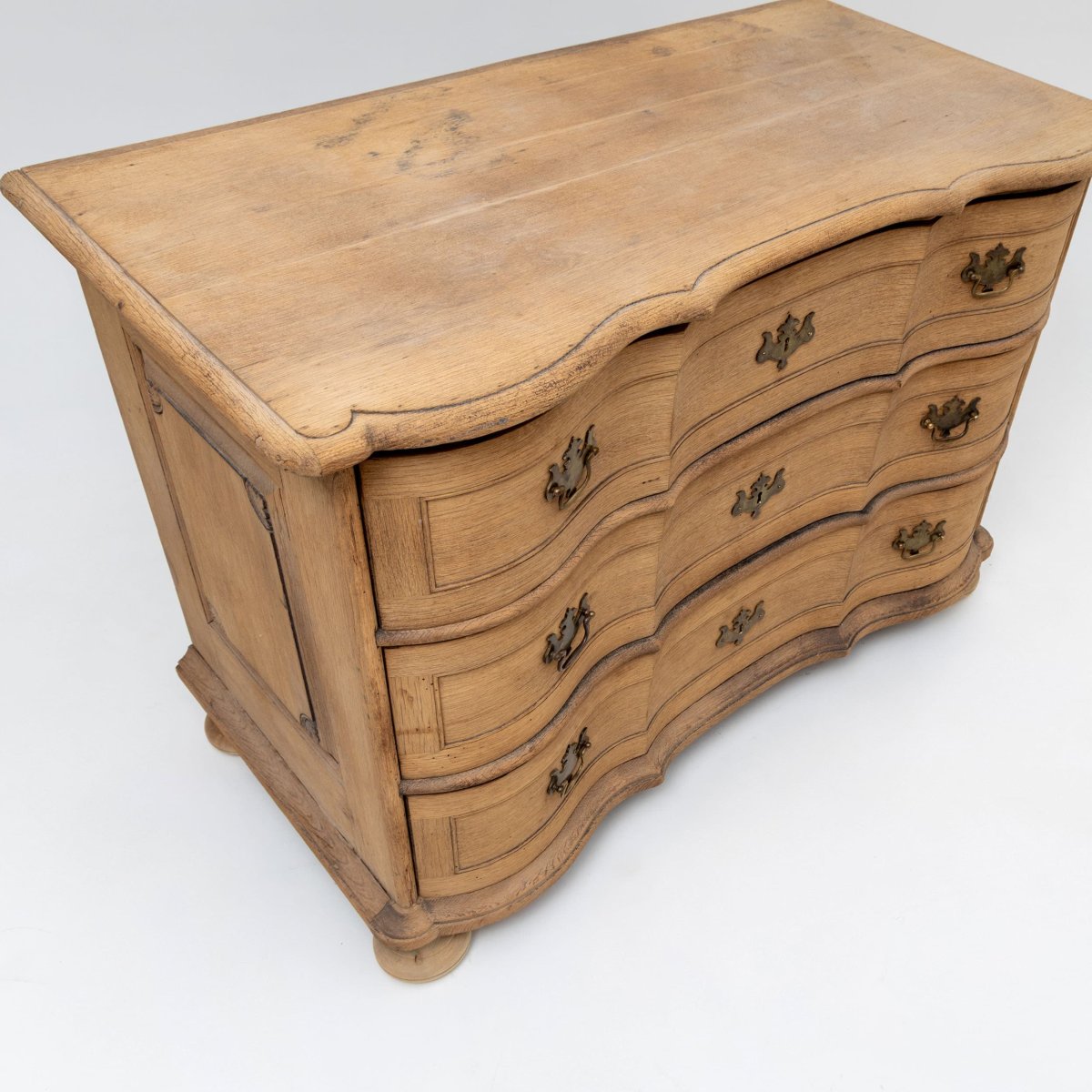 Baroque Softwood Chest Of Drawers, Mid-18th Century-photo-4