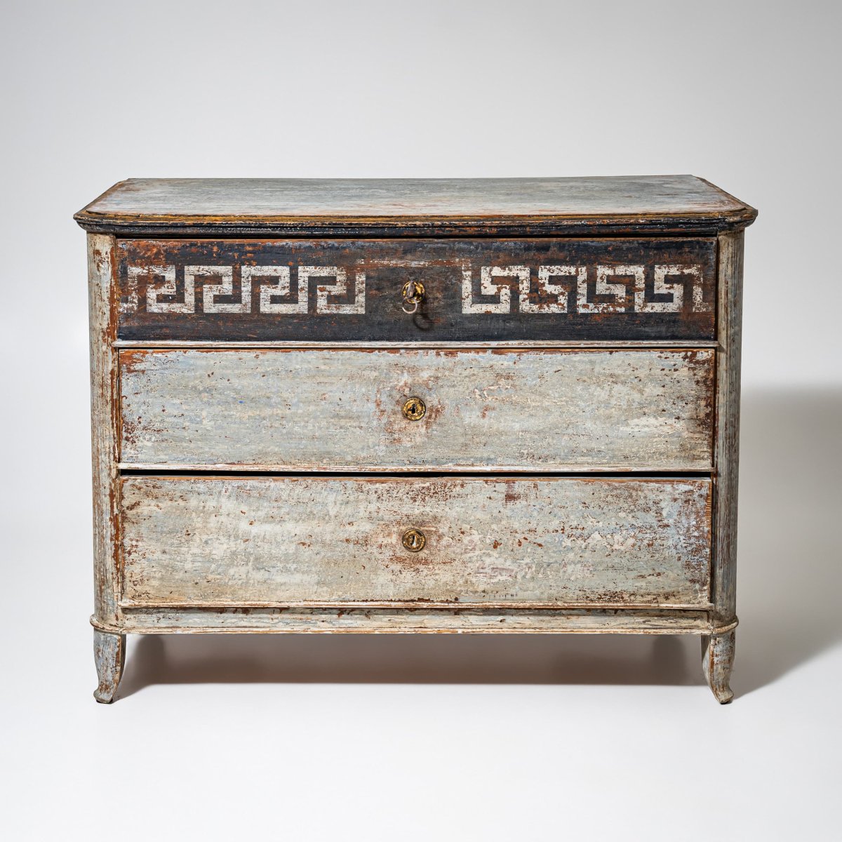 Commode peinte du sud de l'Allemagne, vers 1835-1840-photo-1