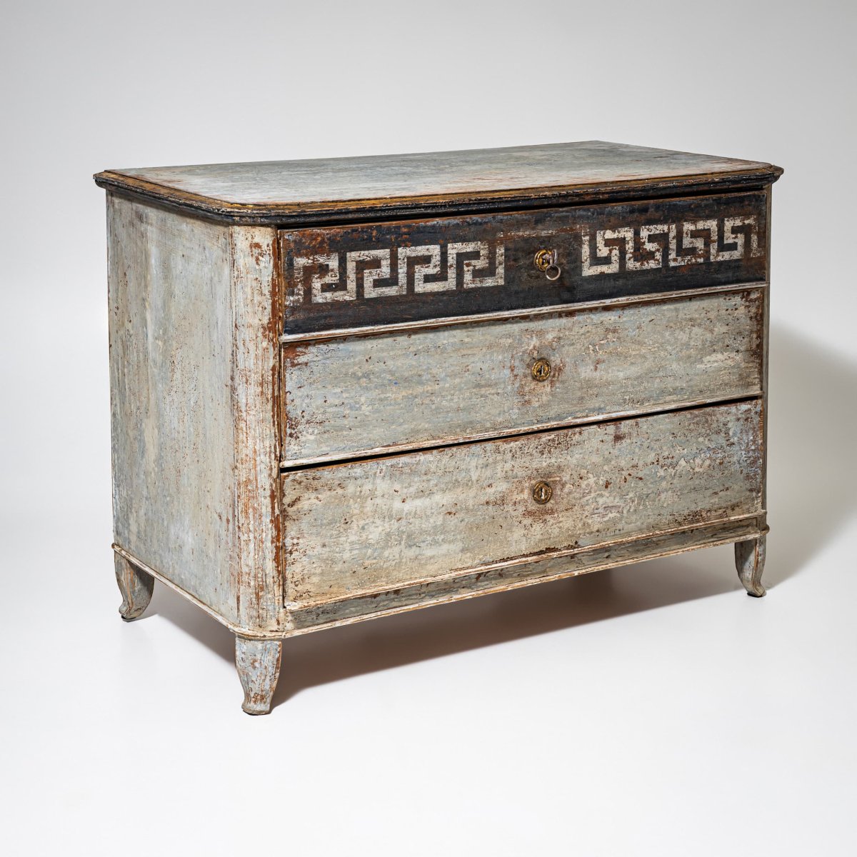 Commode peinte du sud de l'Allemagne, vers 1835-1840-photo-6