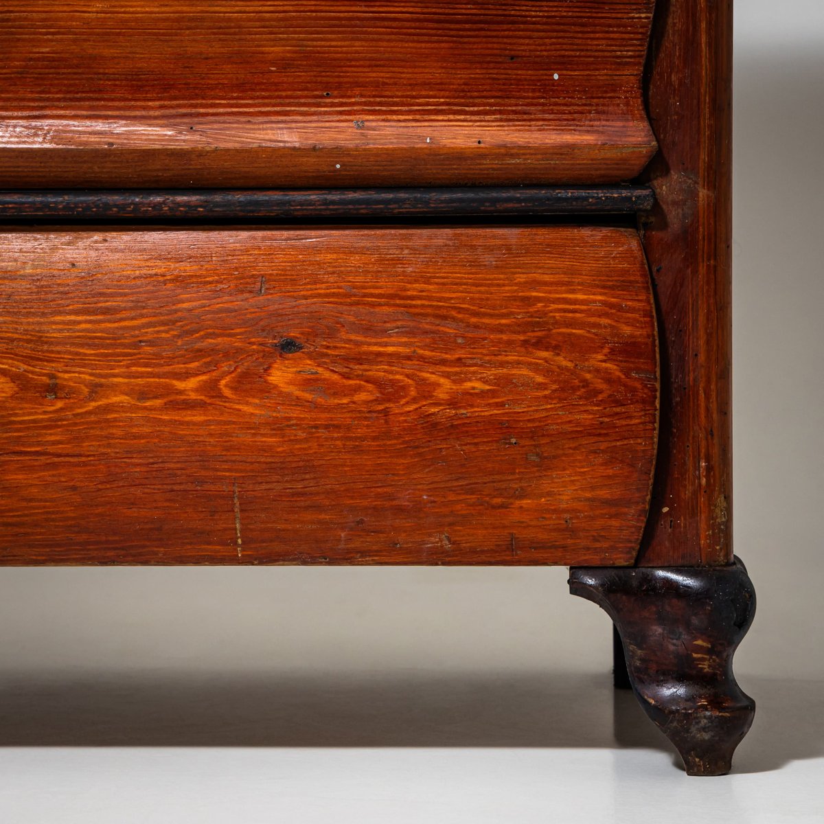 Red Louis-philippe Chest Of Drawers, 19th Century-photo-3