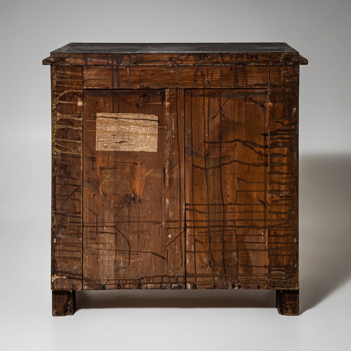 Red Louis-philippe Chest Of Drawers, 19th Century-photo-7