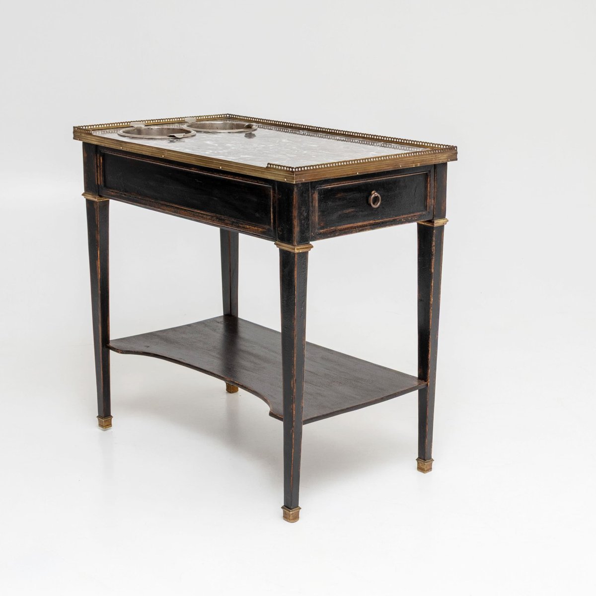 Champagne Bucket Side Table, 20th Century-photo-4