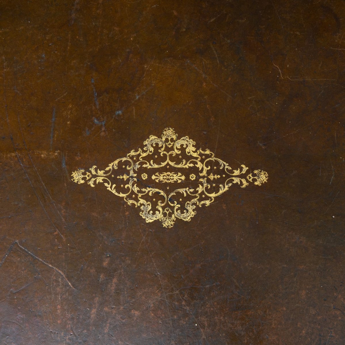 Bureau de style baroque patiné noir, début du XXe siècle-photo-5