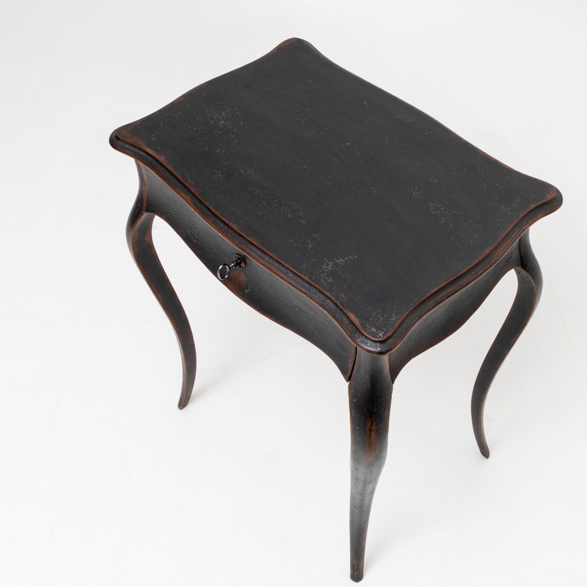 Table d'appoint de style baroque noir, fin du XIXe siècle-photo-3