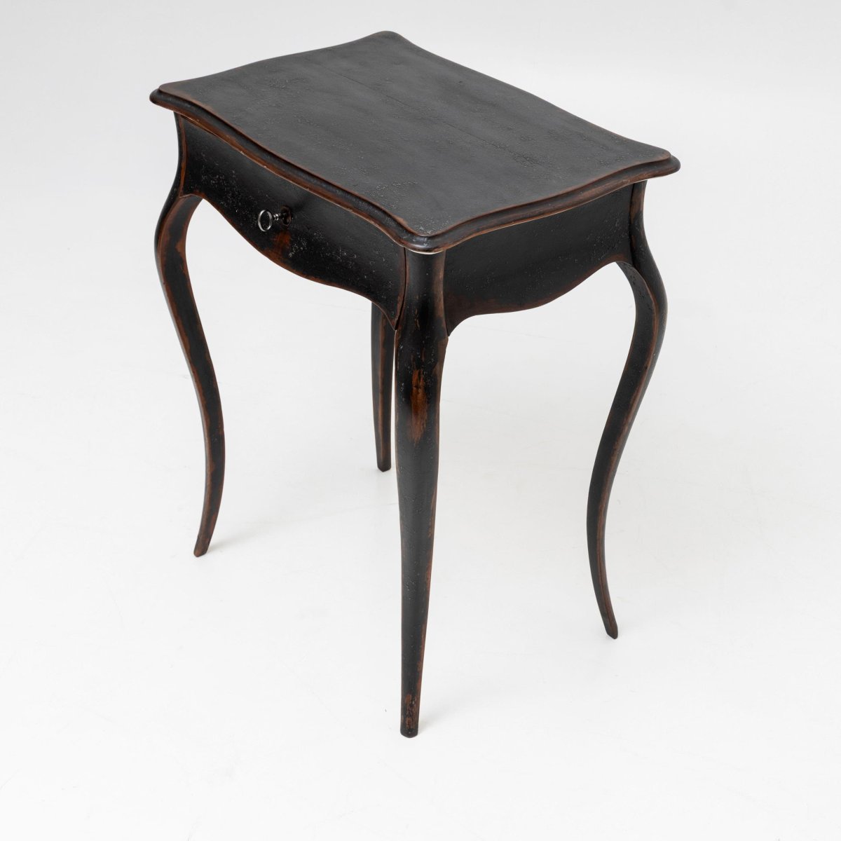 Table d'appoint de style baroque noir, fin du XIXe siècle-photo-2