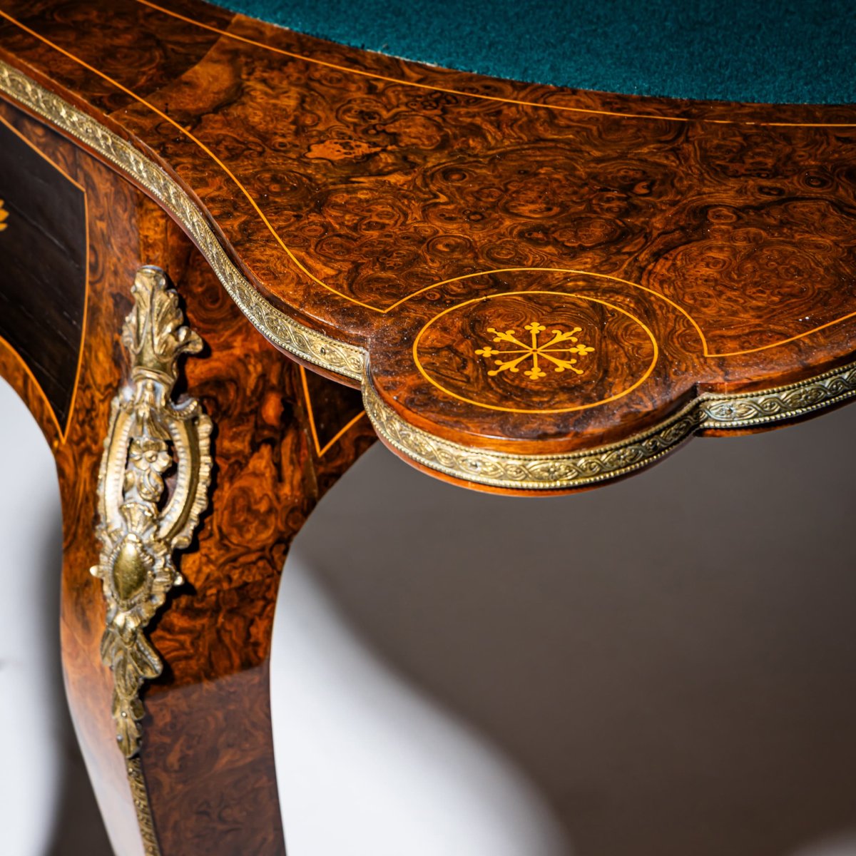 Table de jeu Napoléon III, France, fin du XIXe siècle-photo-4