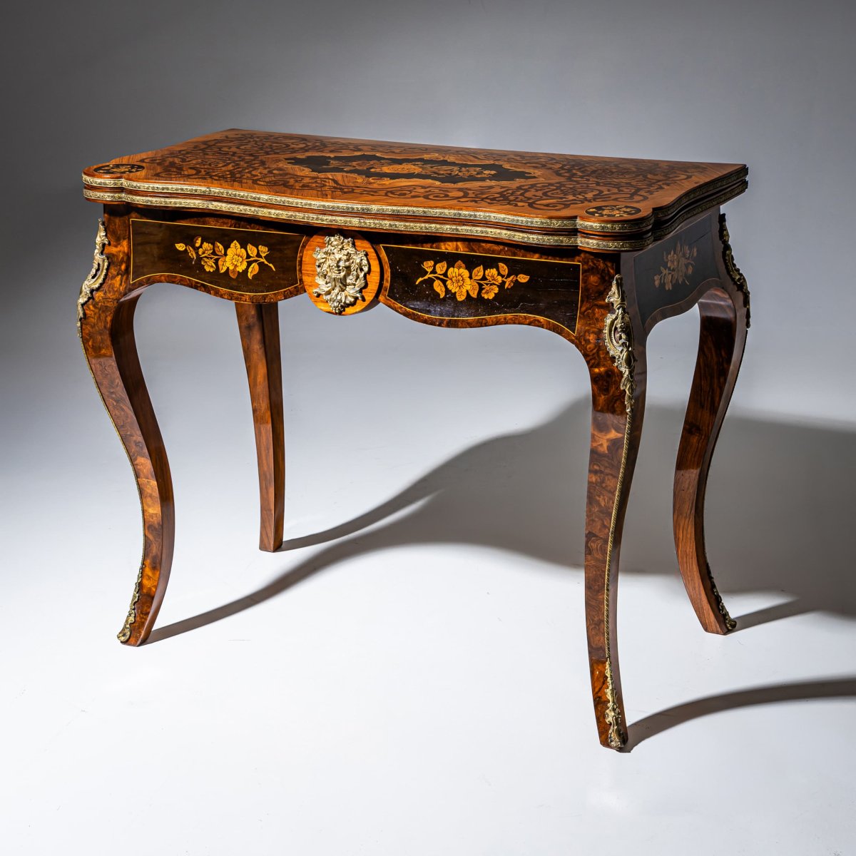 Table de jeu Napoléon III, France, fin du XIXe siècle-photo-3