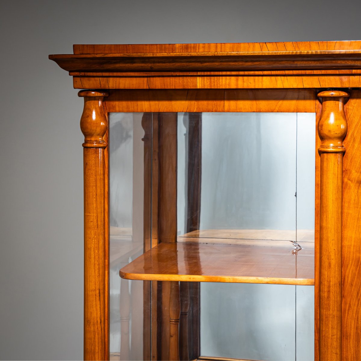 Vitrine de style Biedermeier, probablement de l'Empire austro-hongrois, vers 1830-photo-3