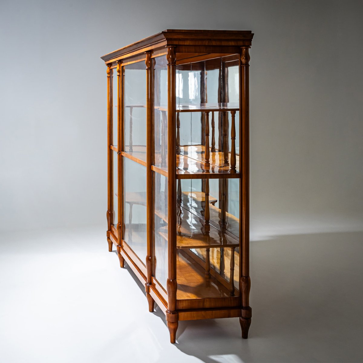 Vitrine de style Biedermeier, probablement de l'Empire austro-hongrois, vers 1830-photo-8