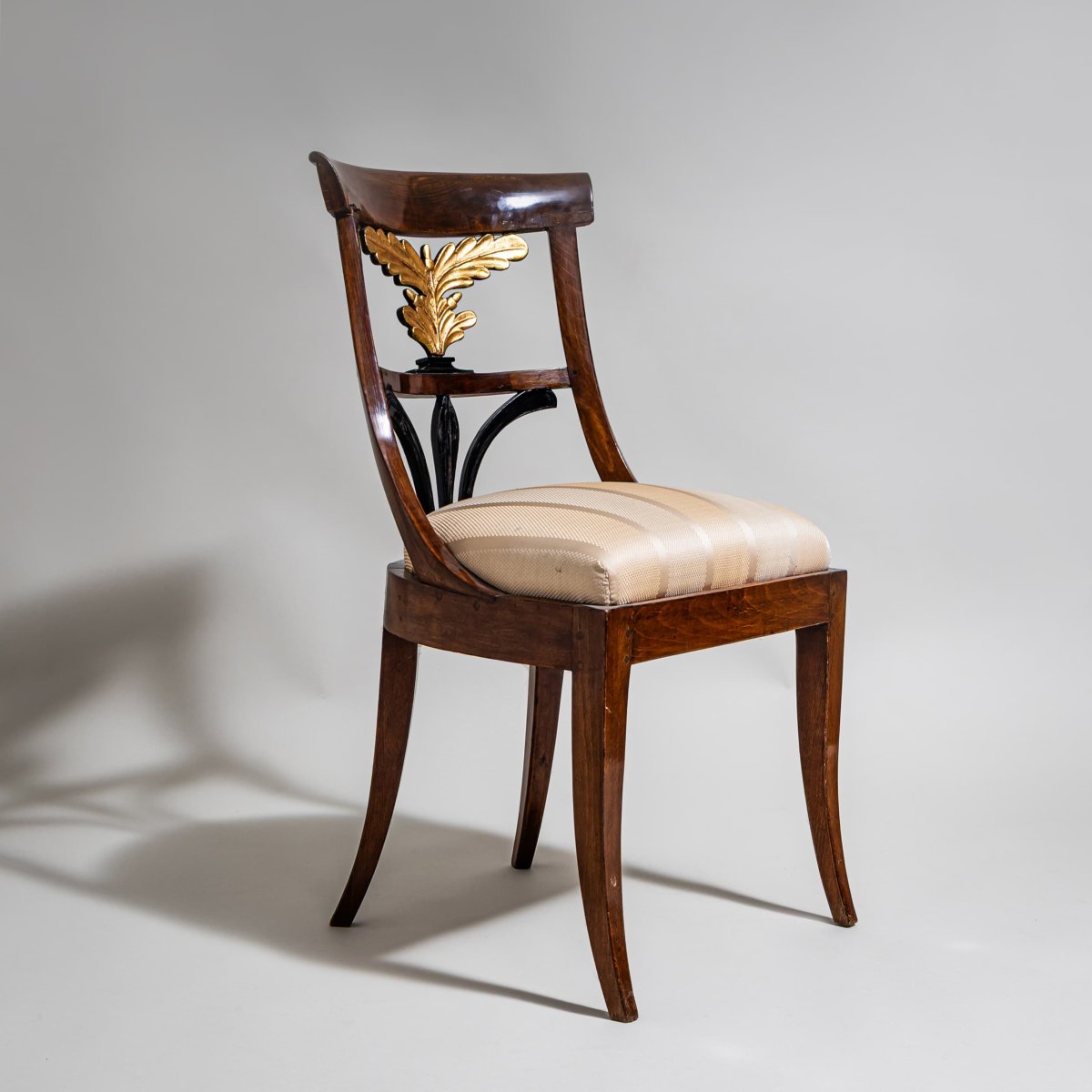 Chaise d'appoint de style Biedermeier, Allemagne centrale, vers 1835-1840-photo-3