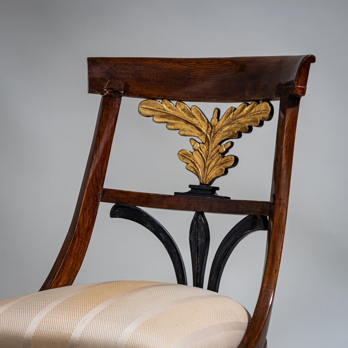 Chaise d'appoint de style Biedermeier, Allemagne centrale, vers 1835-1840-photo-5