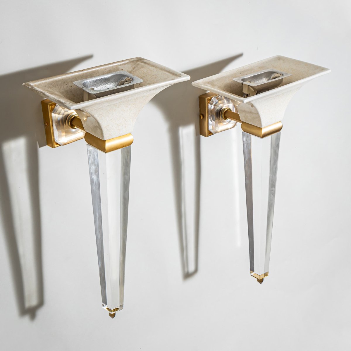 Pair Of Sigma L2 Wall Sconces, Italy, Late 20th / Early 21st Century-photo-2