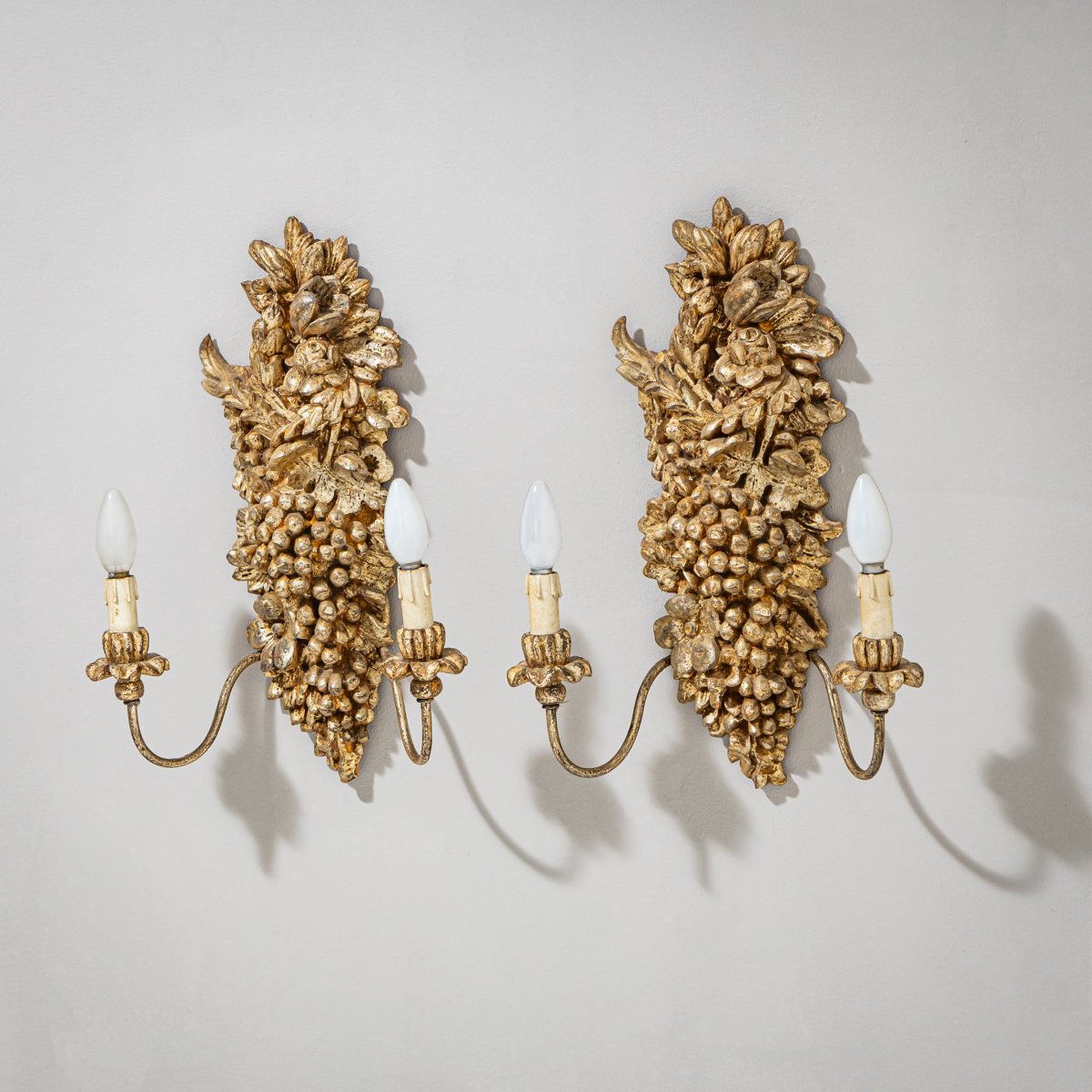 Pair Of Wall Sconces, Probably Italian, 1980s-photo-4