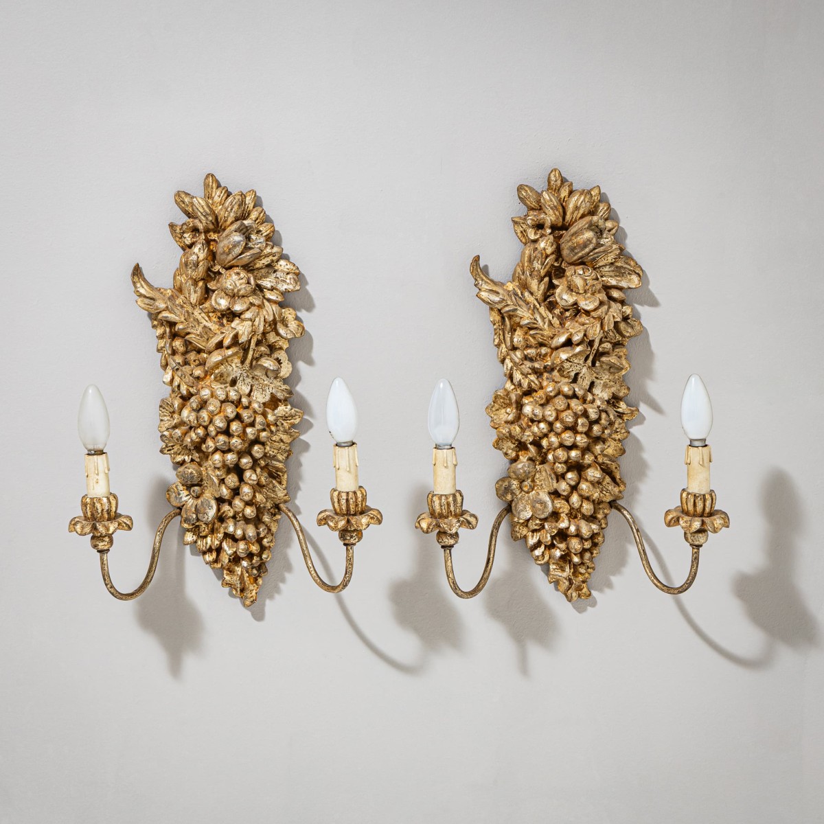 Pair Of Wall Sconces, Probably Italian, 1980s