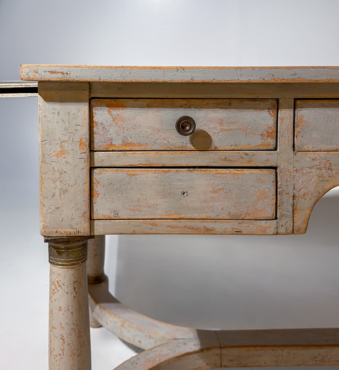 Charles X Style Desk, France, 20th Century-photo-3