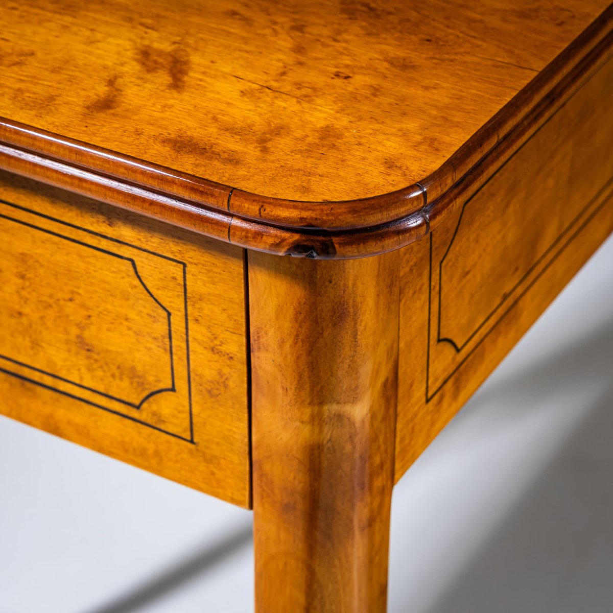 Biedermeier-style Sewing Table In Birch, Circa 1820-photo-2