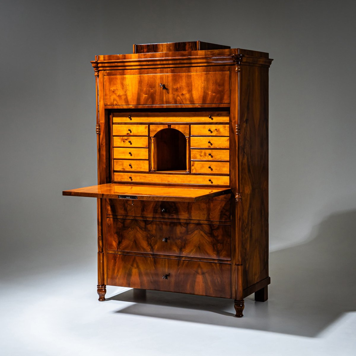 Secrétaire de style Biedermeier, vers 1840
