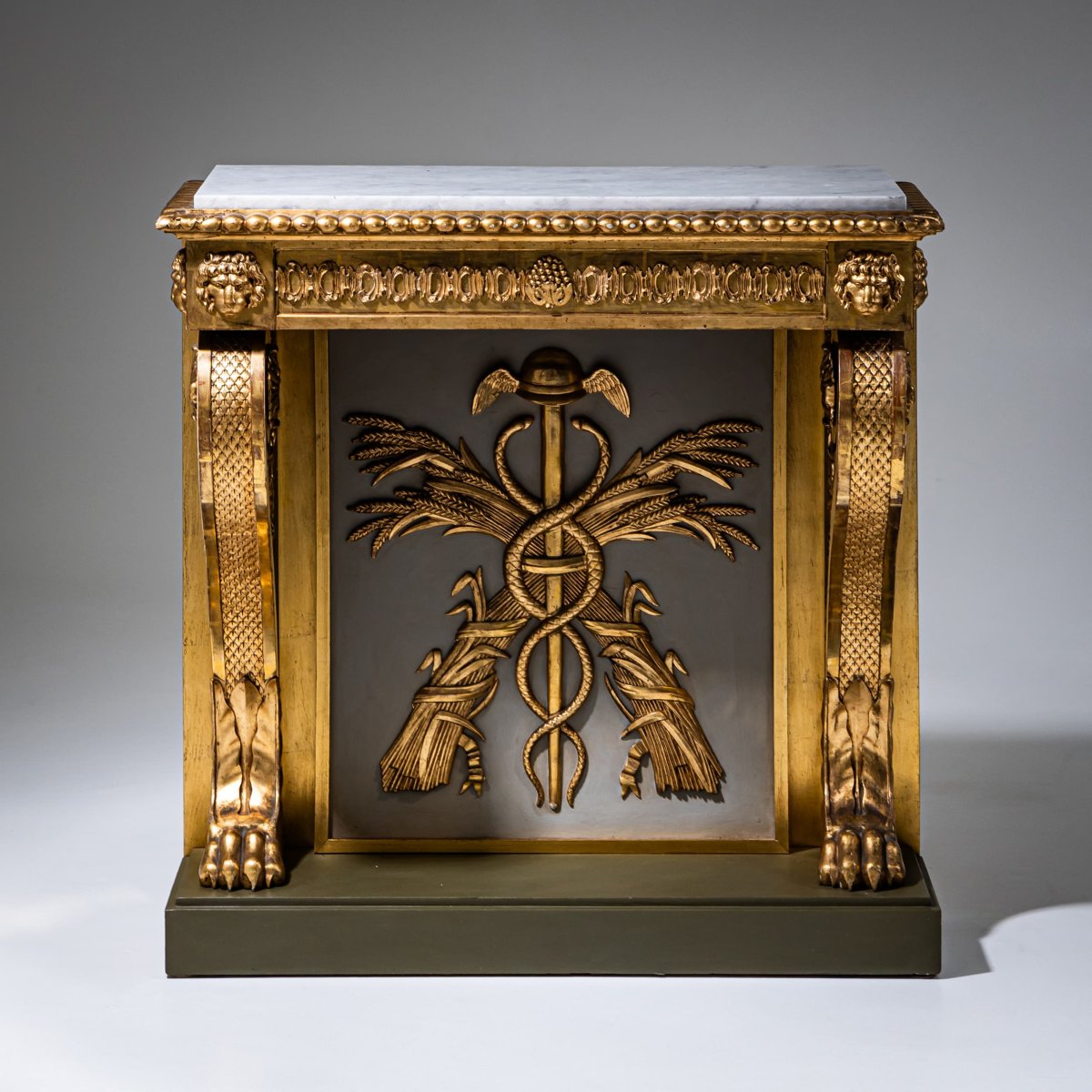 Console Empire de P. G. Bylander, Göteborg / Suède, première moitié du XIXe siècle-photo-4
