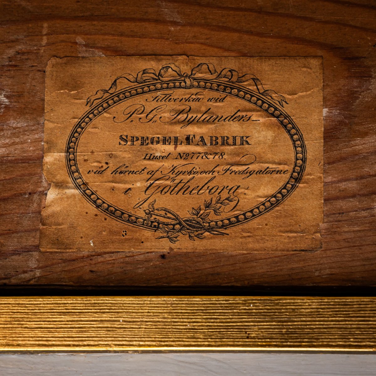 Console Empire de P. G. Bylander, Göteborg / Suède, première moitié du XIXe siècle-photo-5