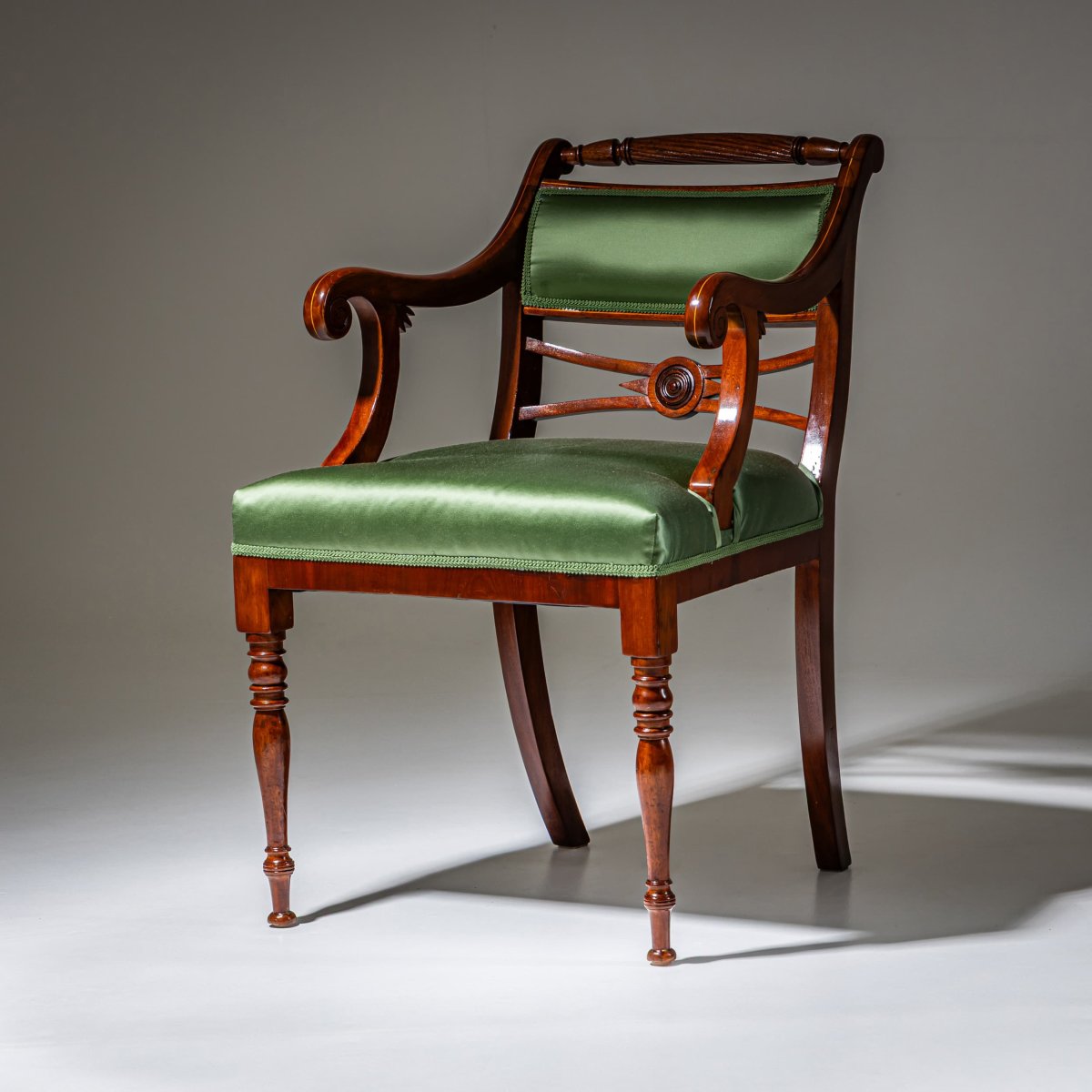 Biedermeier Armchair, 1830s-photo-3