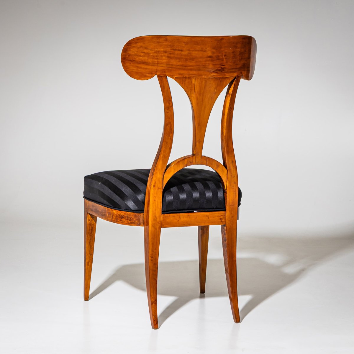 Set Of Six Biedermeier Chairs With Shovel-shaped Backs, Circa 1820-photo-5