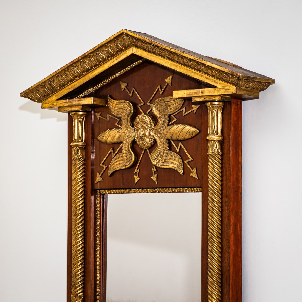 Miroir « Empire » de Johan Martin Berg, Göteborg / Suède, début du XIXe siècle-photo-3