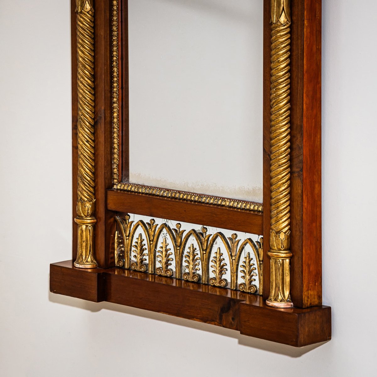 Miroir « Empire » de Johan Martin Berg, Göteborg / Suède, début du XIXe siècle-photo-4