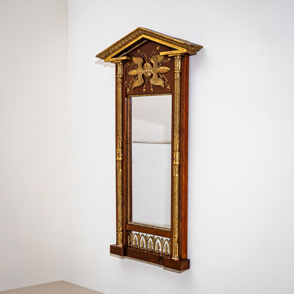 Miroir « Empire » de Johan Martin Berg, Göteborg / Suède, début du XIXe siècle-photo-8