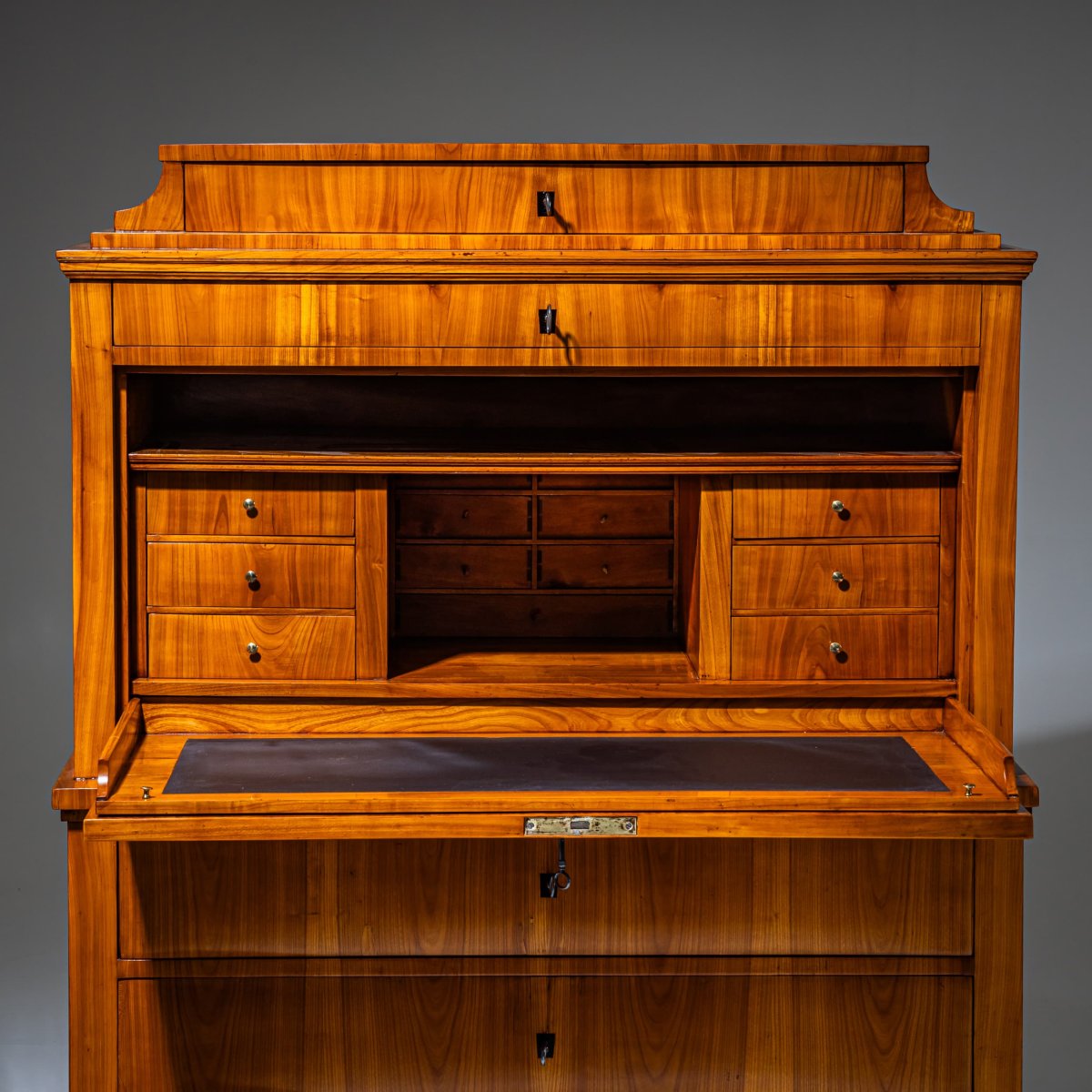 Biedermeier-style Cherrywood Writing Desk, Germany, Circa 1820-photo-3