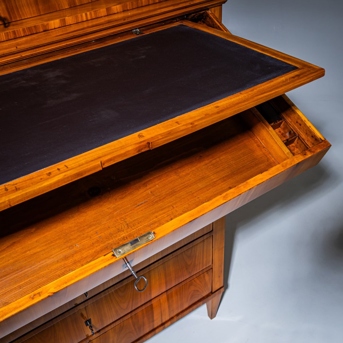 Biedermeier-style Cherrywood Writing Desk, Germany, Circa 1820-photo-4