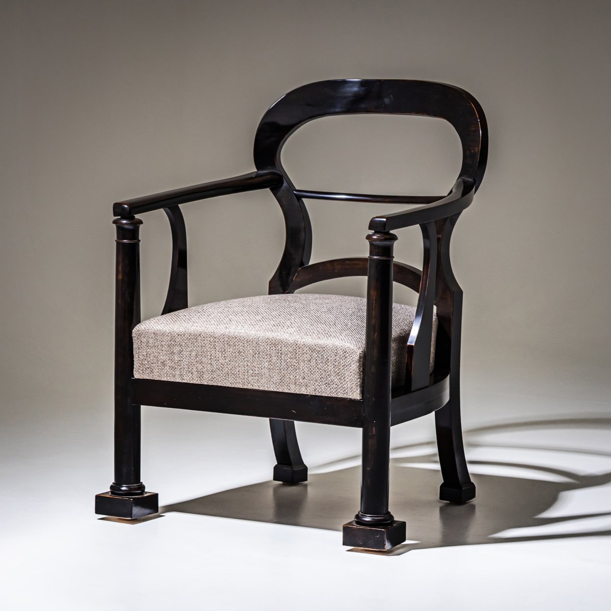 Pair Of Biedermeier Armchairs, Austria, Circa 1830-photo-1