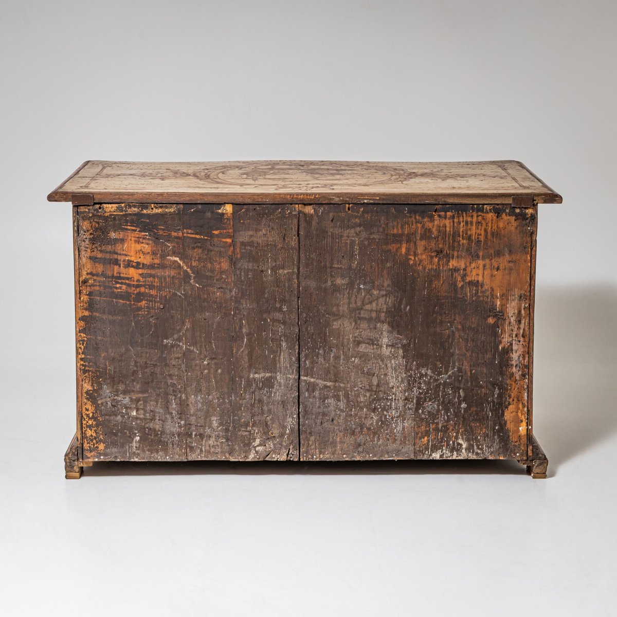 Commode baroque peinte à la main, XVIIIe siècle-photo-7