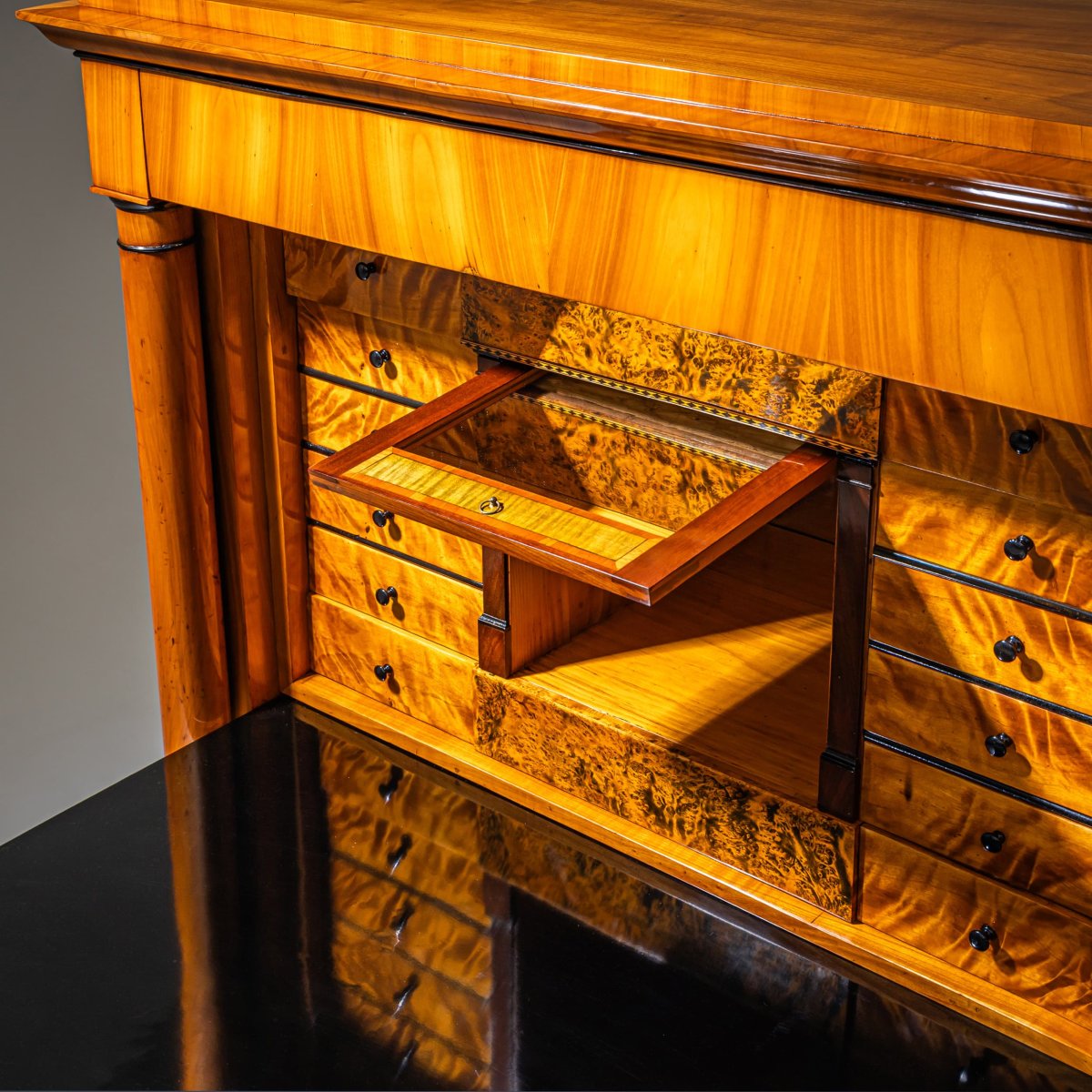 Secrétaire de style Biedermeier, Allemagne centrale, vers 1830-photo-4