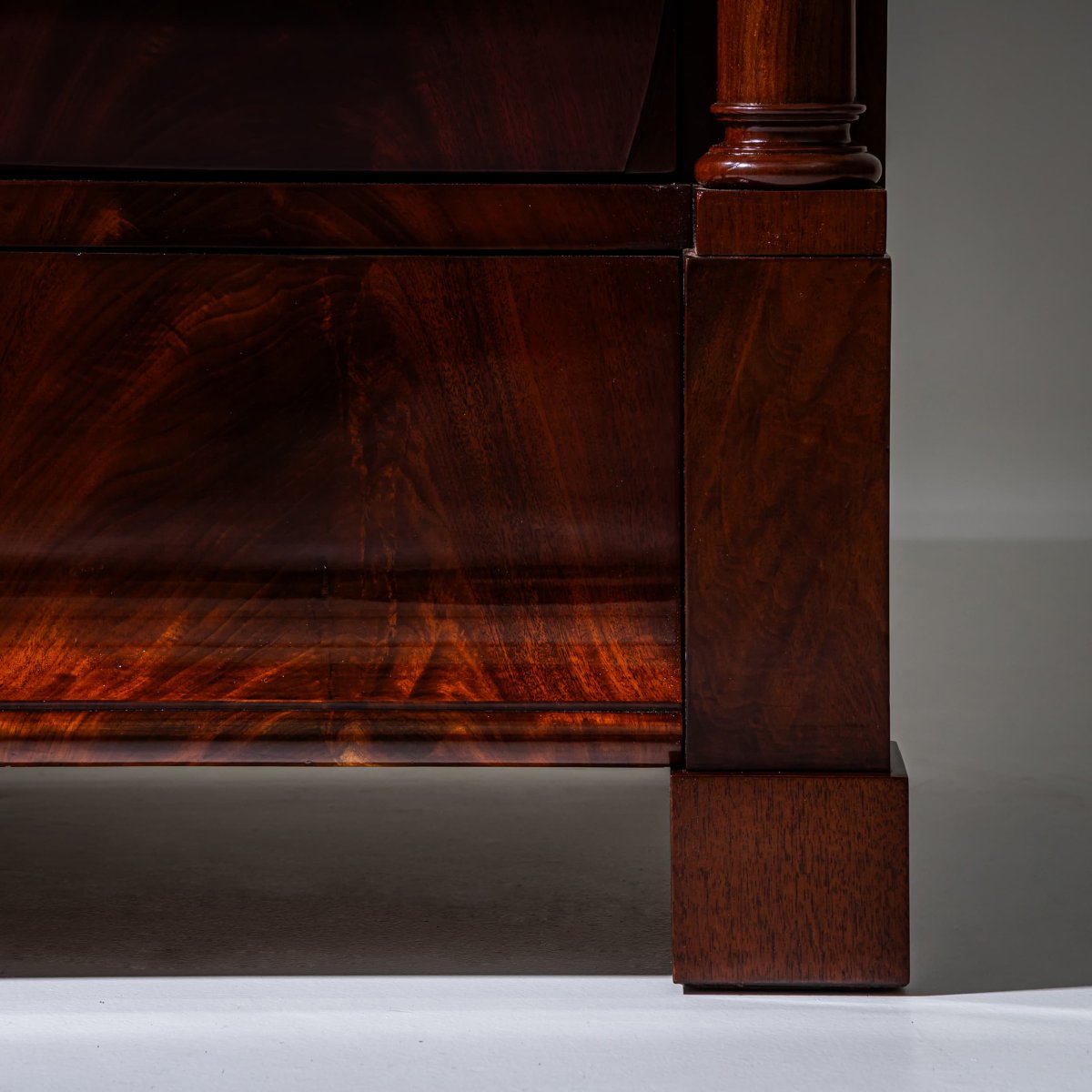 Biedermeier Mahogany Chest Of Drawers, Northern Germany, Circa 1820-photo-2
