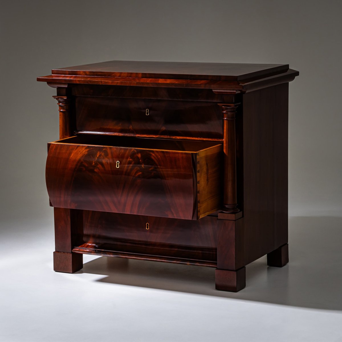 Biedermeier Mahogany Chest Of Drawers, Northern Germany, Circa 1820