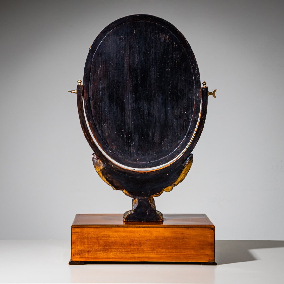 Biedermeier-style Table Mirror Decorated With An Eagle, Vienna, Early 19th Century-photo-3