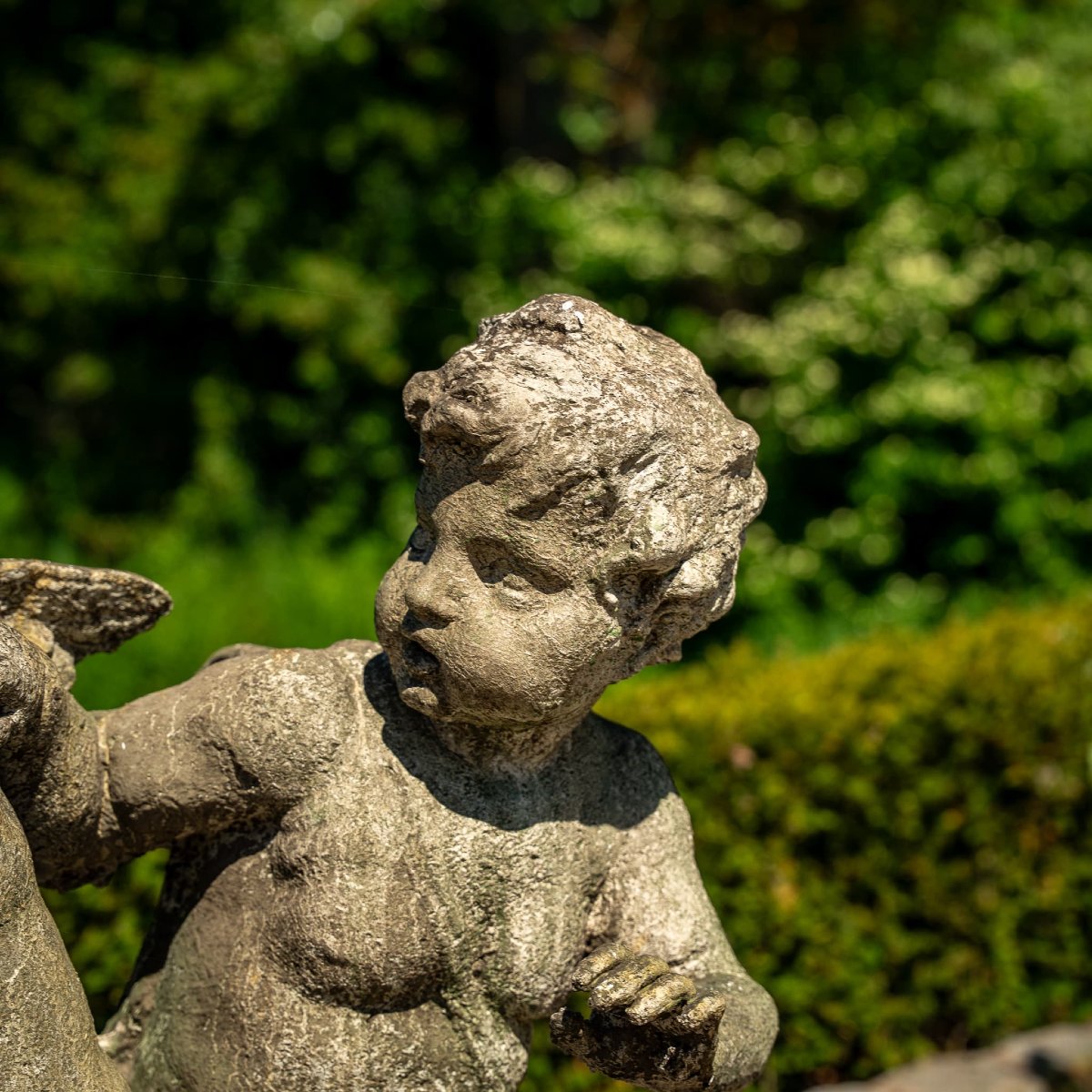 “playing Putti,” Stone Cast, Probably Late 20th Century-photo-2