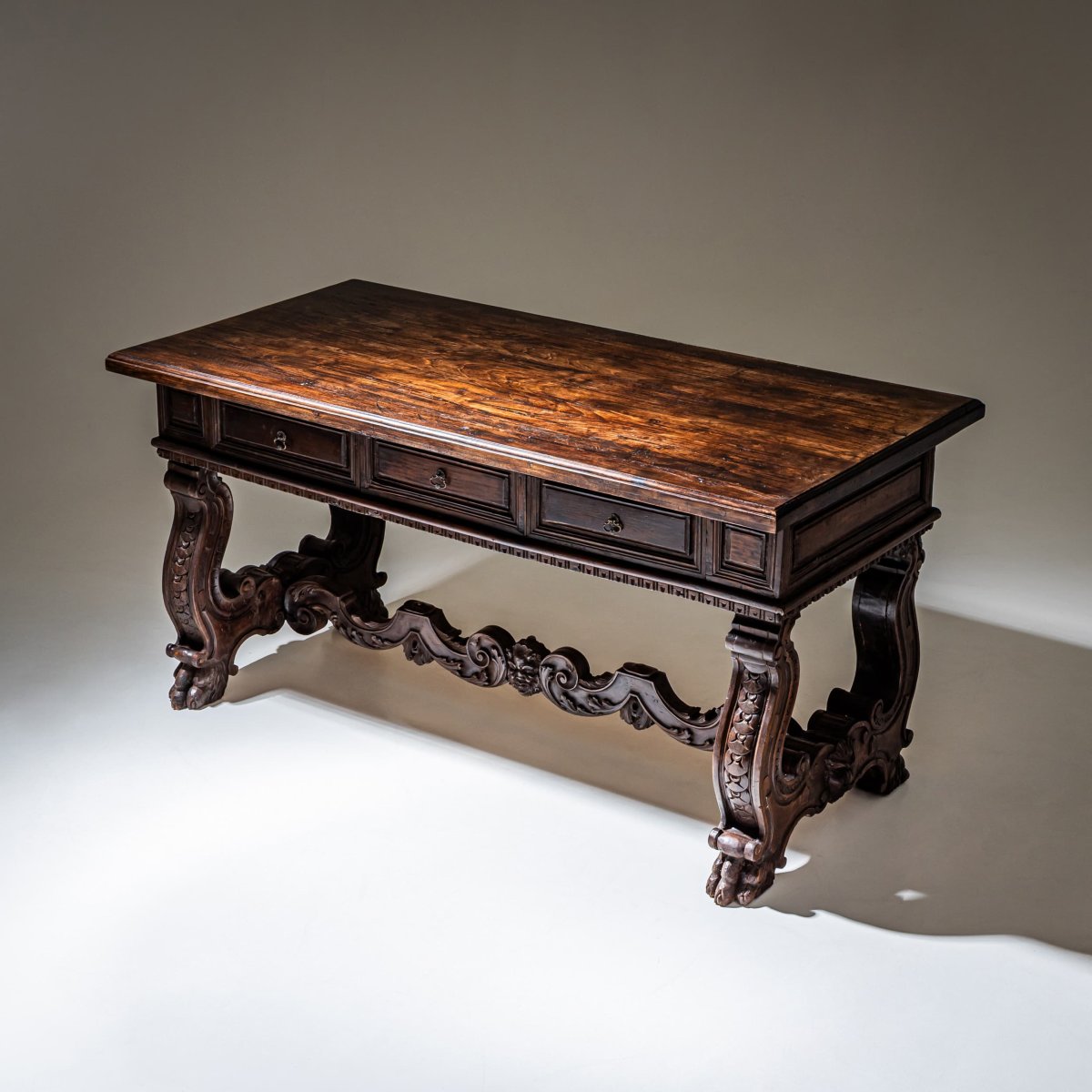 Table de salle à manger de style Renaissance, probablement d'Italie, XVIIe / XIXe siècle
