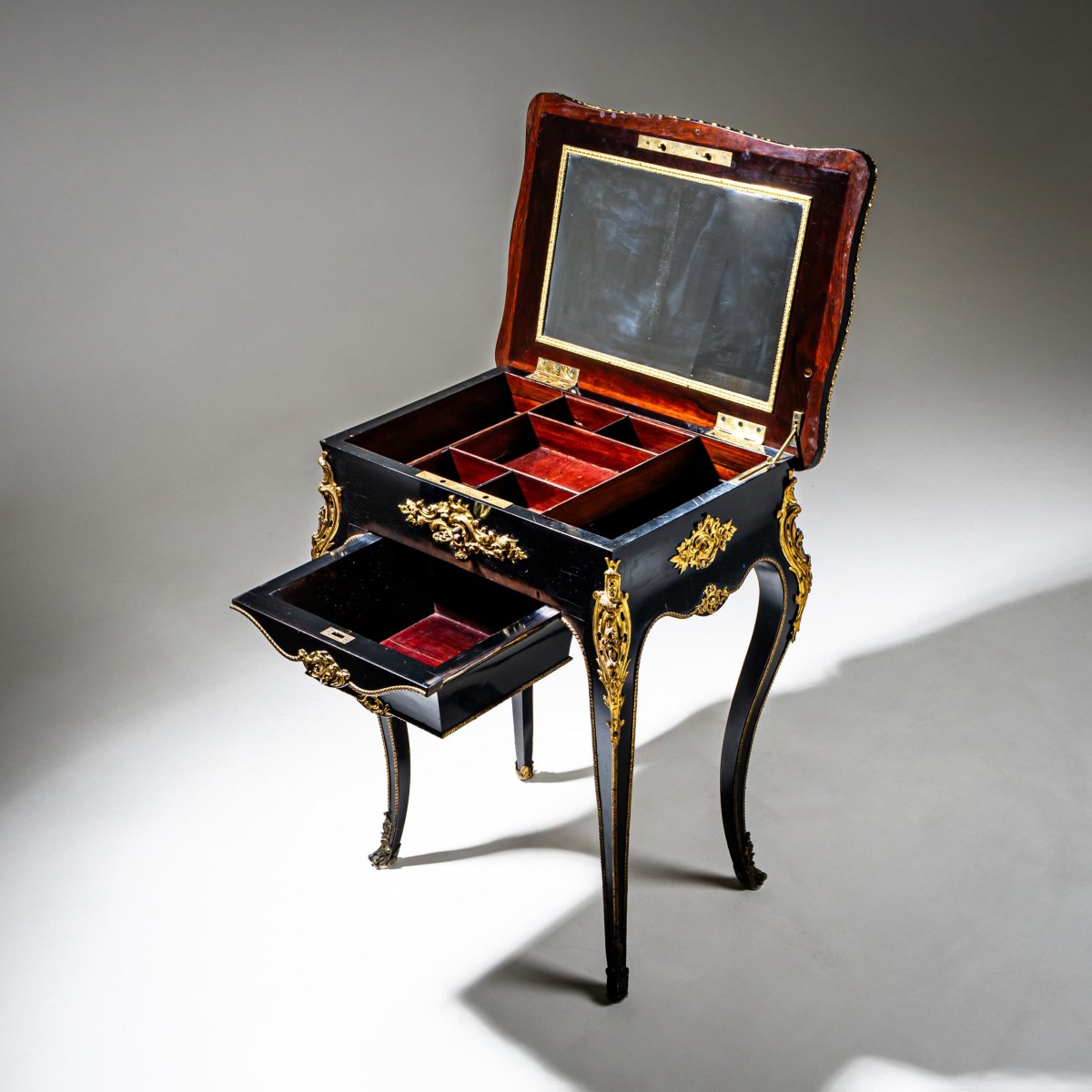 Napoleon III Dressing Table, France, Mid-19th Century-photo-2