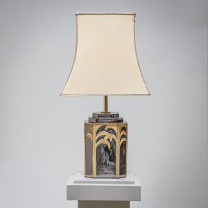 Grande lampe de table par Vivai del Sud, Italie, années 1970