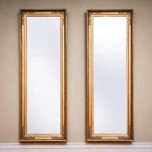Pair Of Wall Mirrors, Early 19th Century